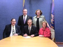 Senator Seymour's 2005 Bill Signing SB2260