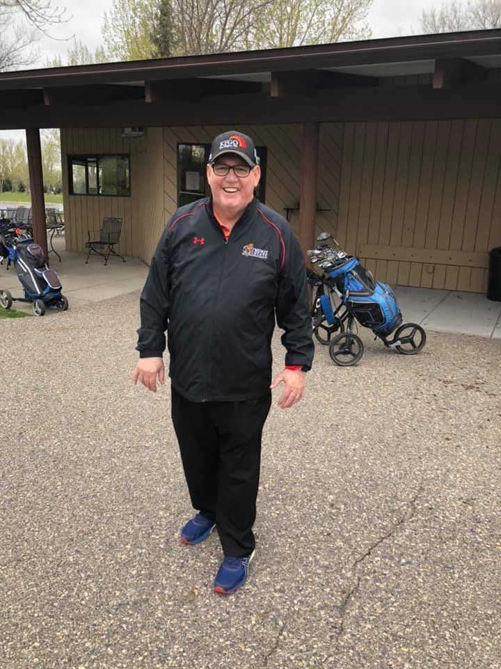 Tom in Senior Golf League at Prairie Wood Golf Course