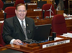 Dr. Tom Seymour senate award