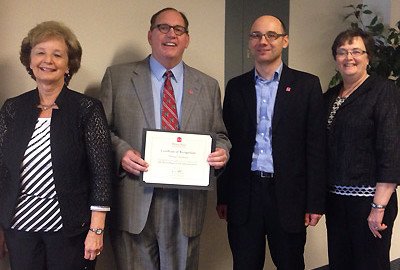 Sharon Reynolds Tom Jacek Mrozik & Julie Eklund 2015 MSU Service Award