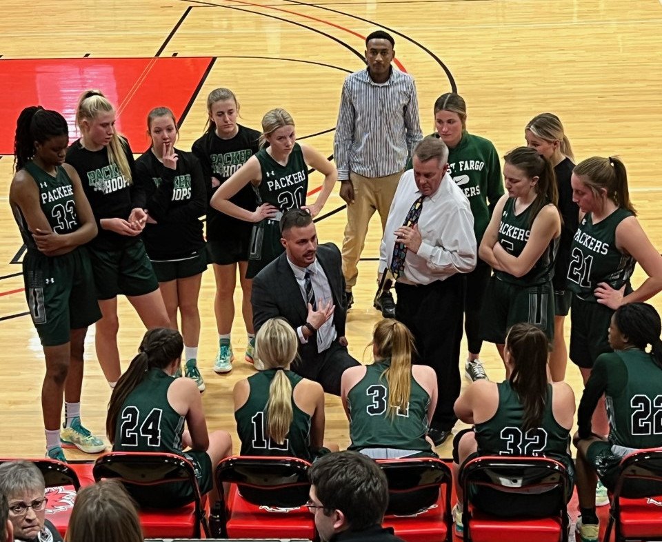 Solveig Seymour sets West Fargo High Basketball Record with 9 - 3 Point Shots 12-06-2022