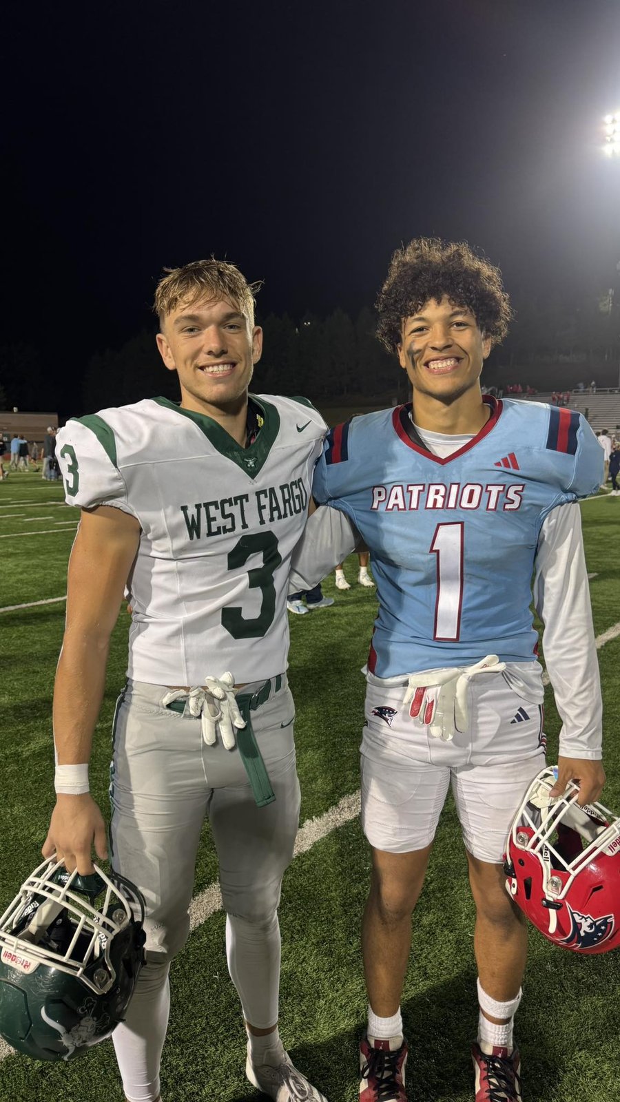 Haakon Seymour #3 with Zavion Harilstad # 1 9-19-2025